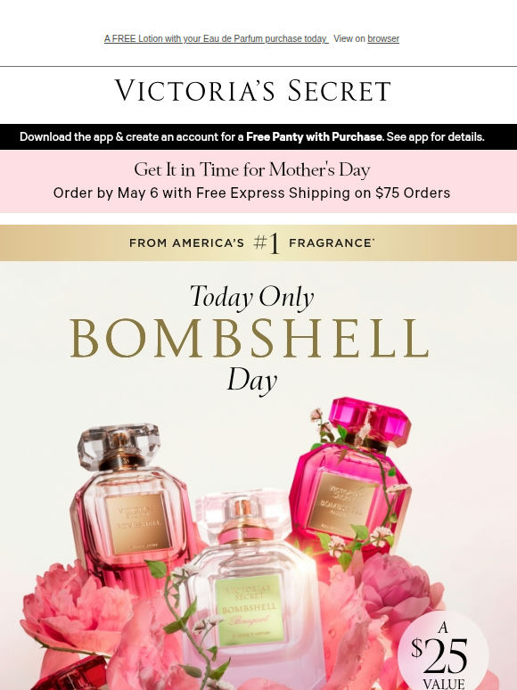 Our Gift to You on BOMBSHELL DAY