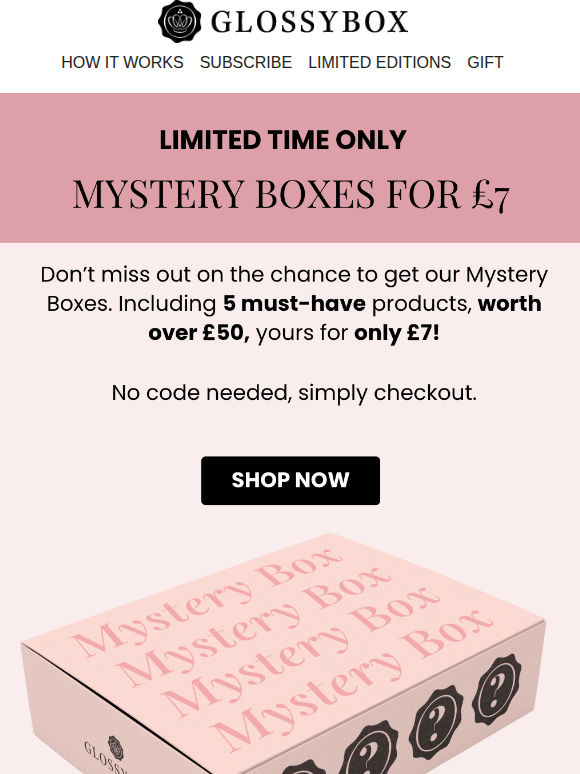 IT'S BACK: Mystery Boxes
