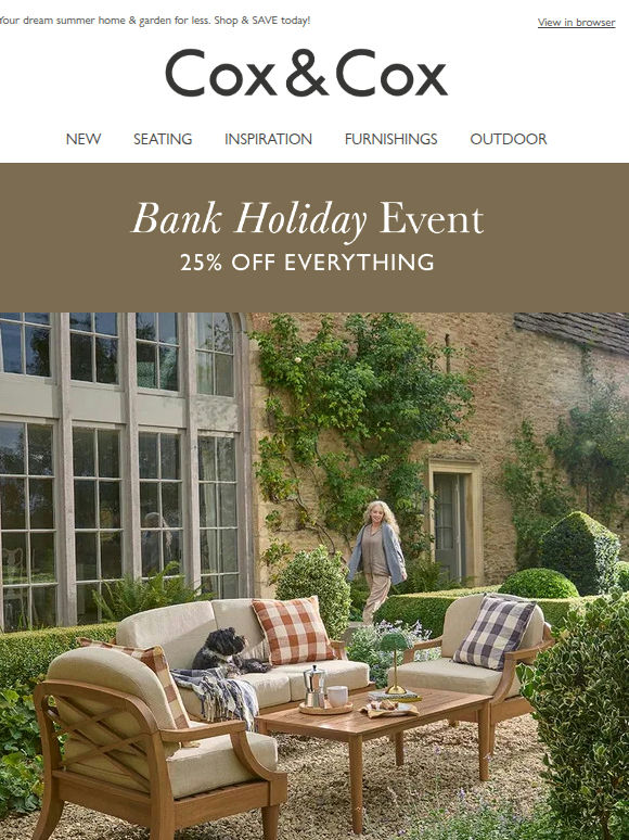 The Event EDIT | Take 25% OFF everything this weekend!