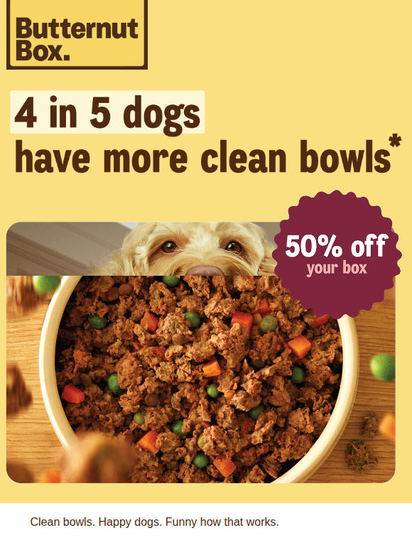 4 in 5 dogs agree: fresh is best.