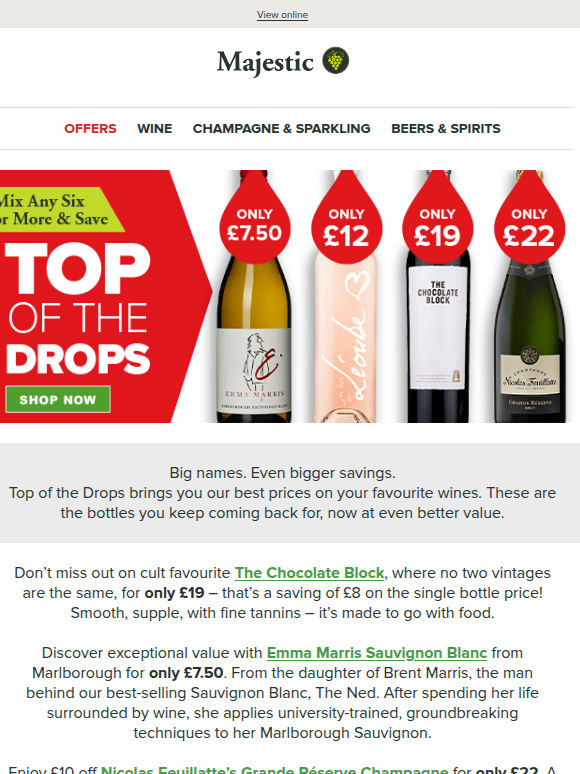NEW Top of the Drops: The Chocolate Block £19, In Love by Leoube £12 & more!