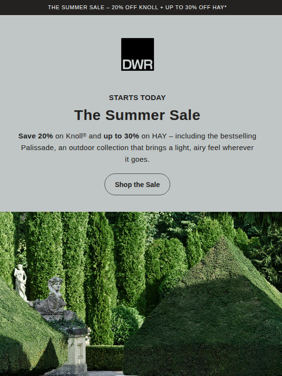 Starts now: 20% off Knoll + up to 30% off HAY
