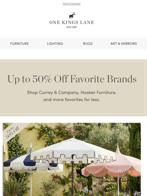 Up to 50% Off Art, Currey & Company, Hudson Valley & Loom & Lane