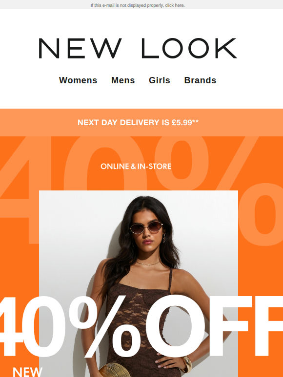NEW SUNNY STYLES: up to 40% OFF
