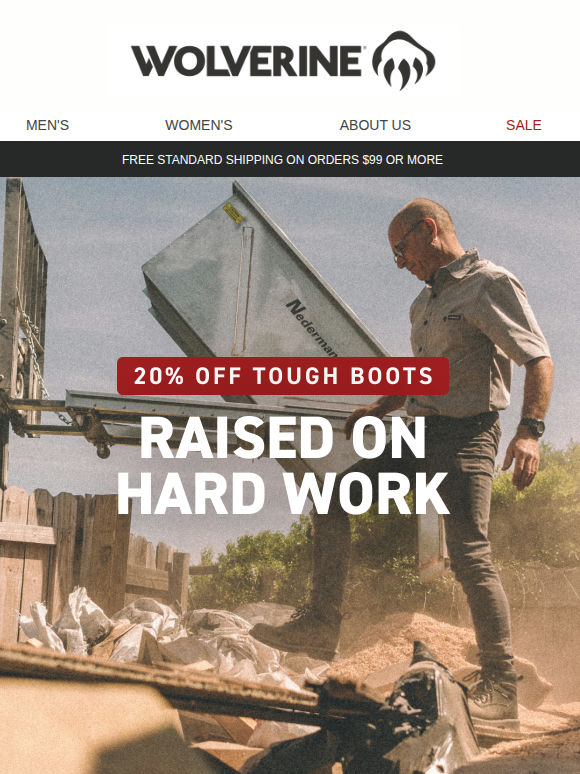 20% OFF. For the Dad Who Still Outworks You