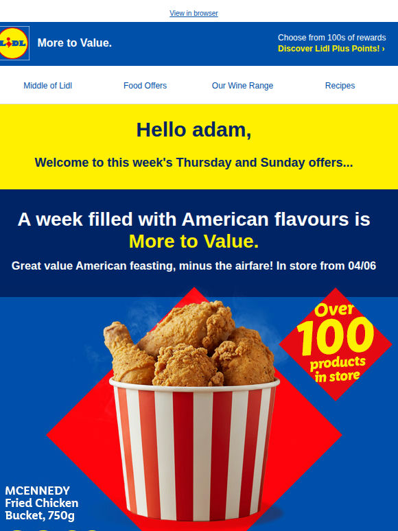 American flavours with a big side of savings 🇺🇸