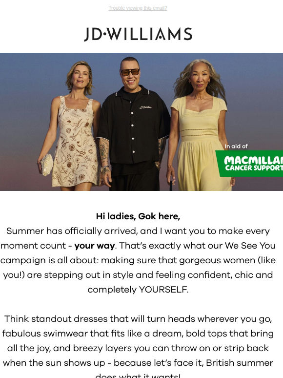 Hey, Gok has something to tell you!