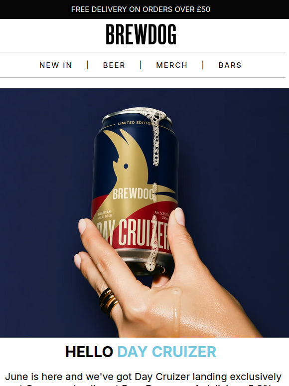 Introducing Day Cruizer 🍻