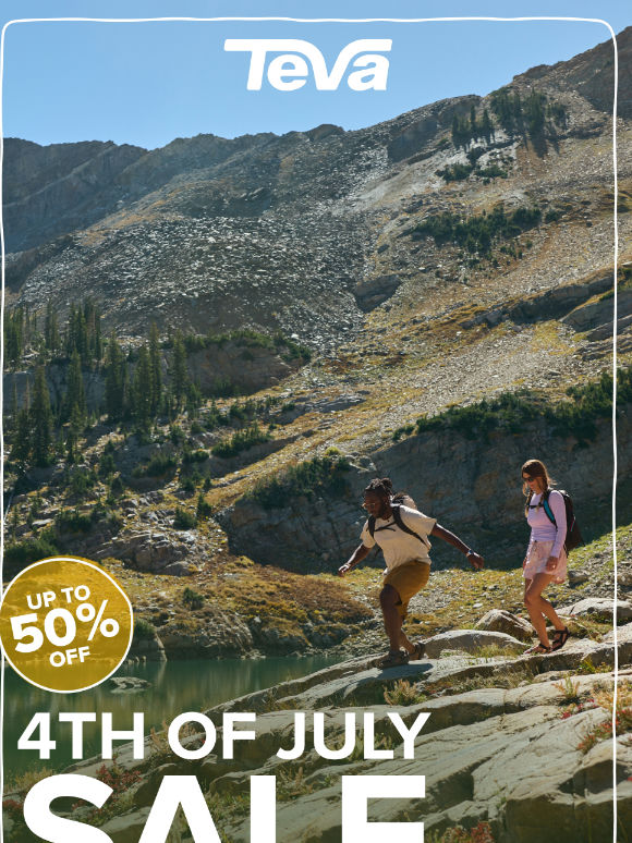 Up to 50% off, fireworks not included 🎇