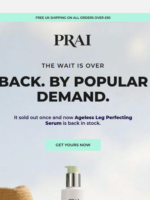 It's Back In Stock!