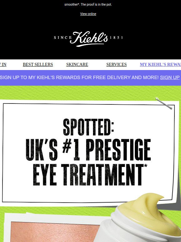 You knew. Now it's official. UK's #1 prestige eye treatment 👀