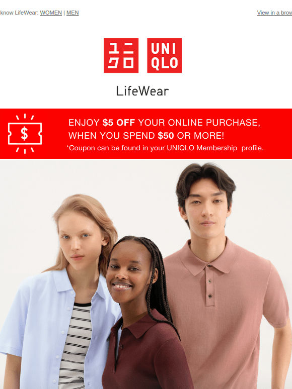 Welcome to UNIQLO!