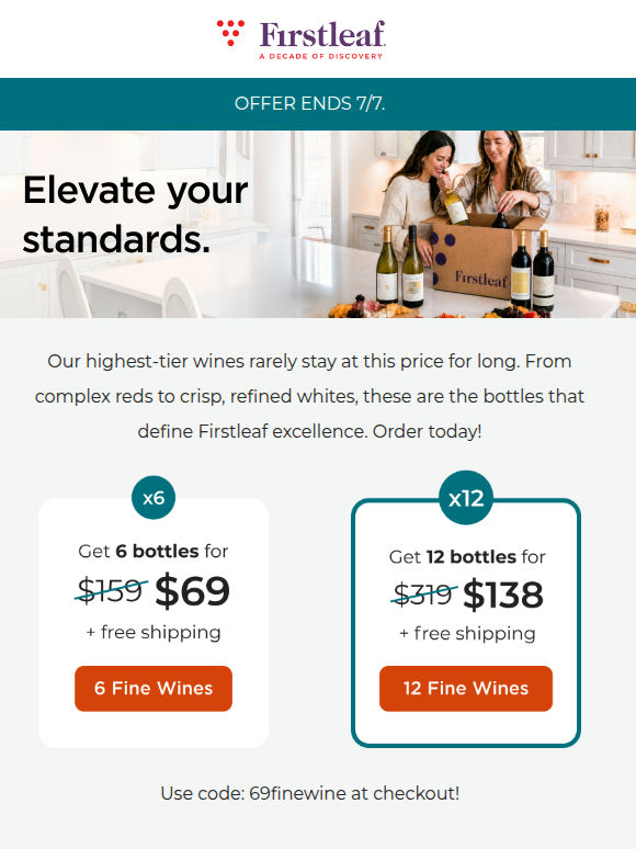 $69 for 6 Fine Wines, only a few days left!