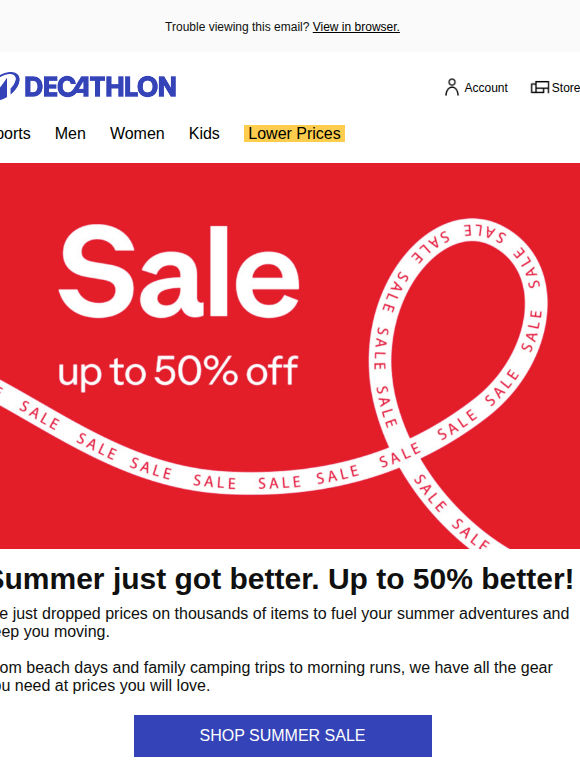 ☀️ Summer Sale: up to 50% savings are here!