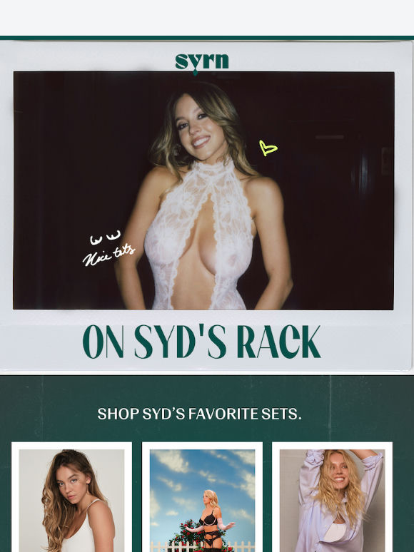 FROM SYD'S BOOBS TO YOURS