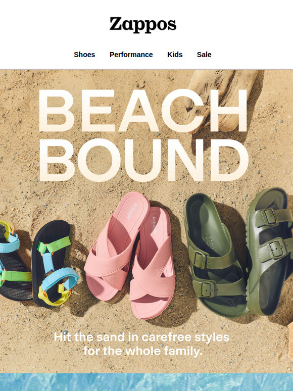 Sun-ready sandals are a shore thing 🏖️