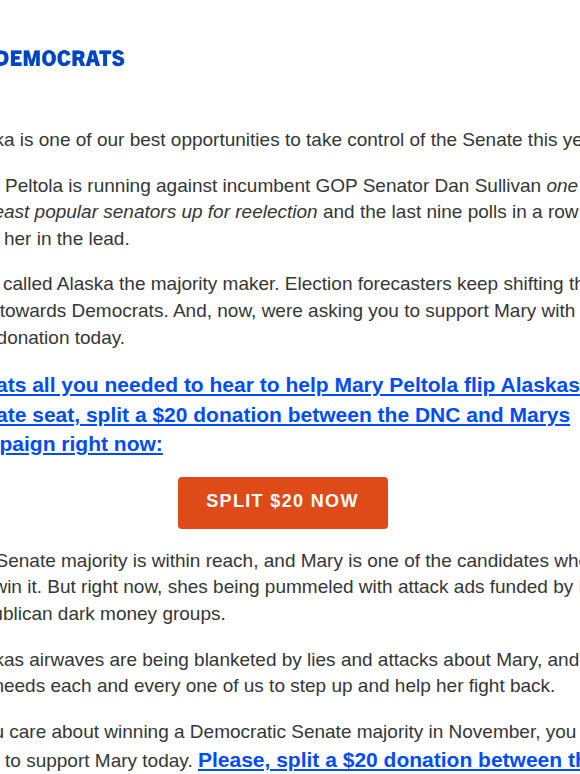 If we flip this Senate seat in Alaska: