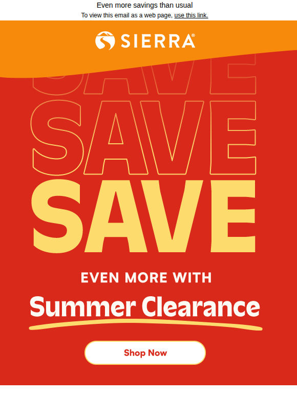 Right now: Summer Clearance