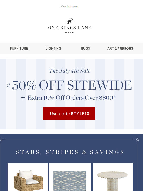 Up to 50% Off Your Outdoor Upgrade