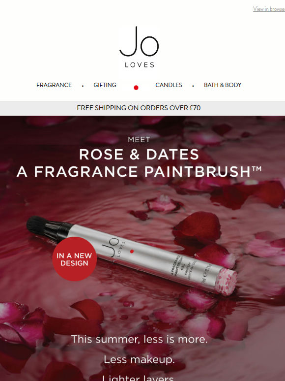 NEW: Rose & Dates A Fragrance Paintbrush™