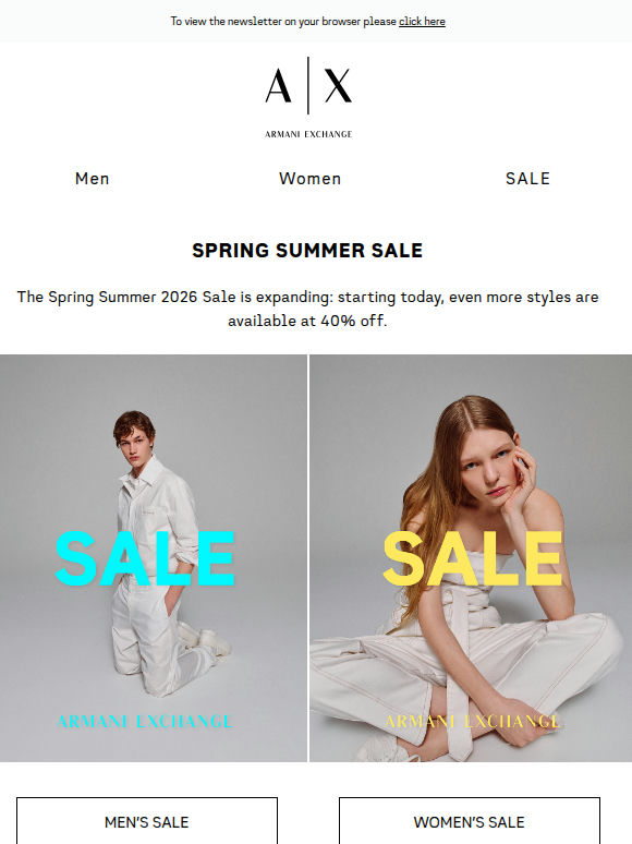 40% OFF: New Styles Added