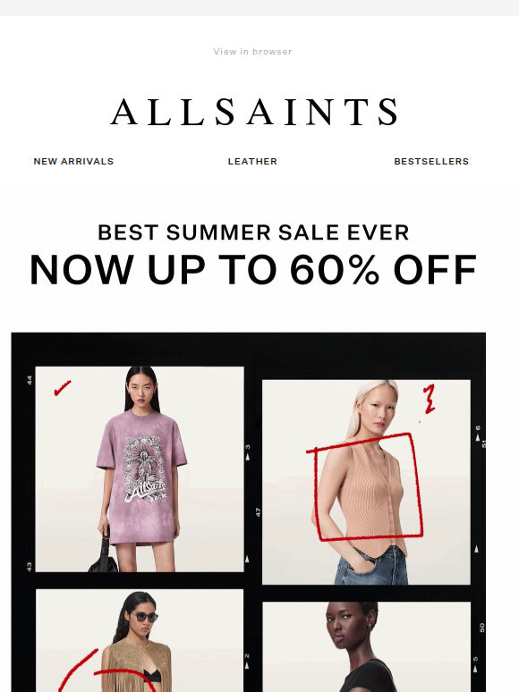 Don’t miss it: Up to 60% off Sale