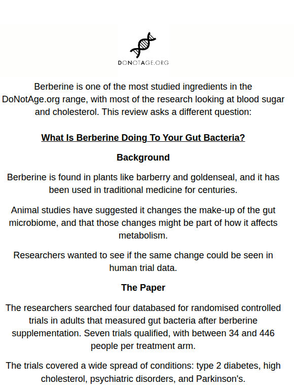 Berberine And The Gut: What The Human Trials Show