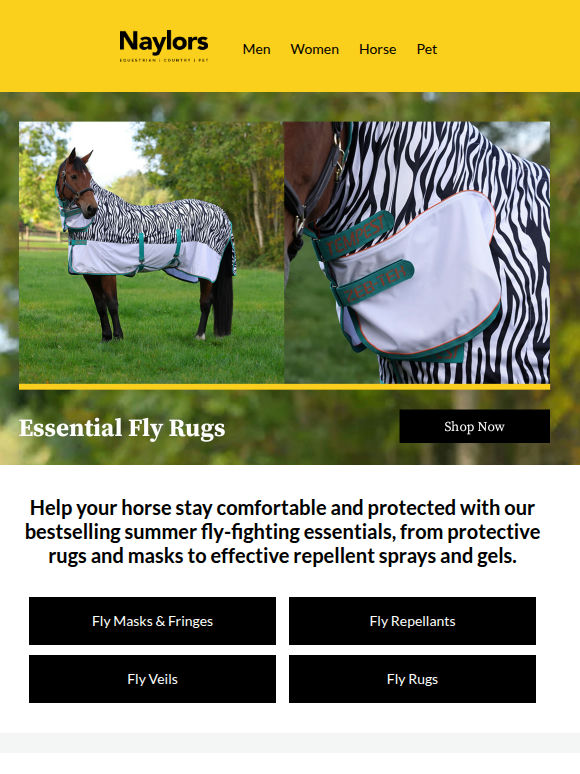 Fly Bestsellers | Masks, Fringes, Rugs & Repellants