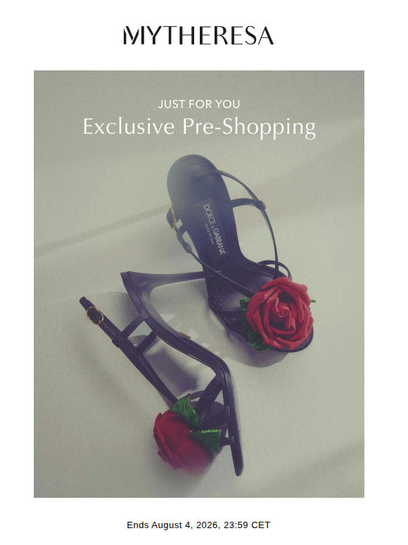 Exclusive pre-shopping: Dolce&Gabbana, Rachel Gilbert, Miu Miu