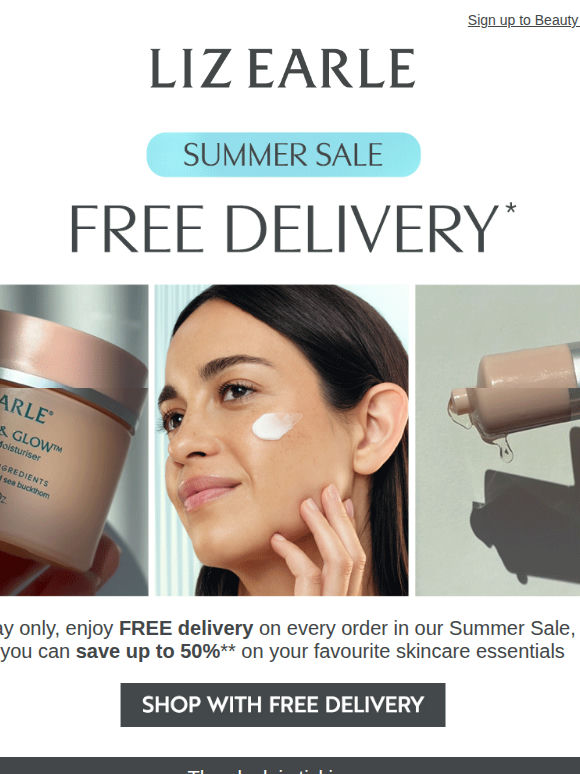 Did someone say FREE delivery? 🚚 Today only