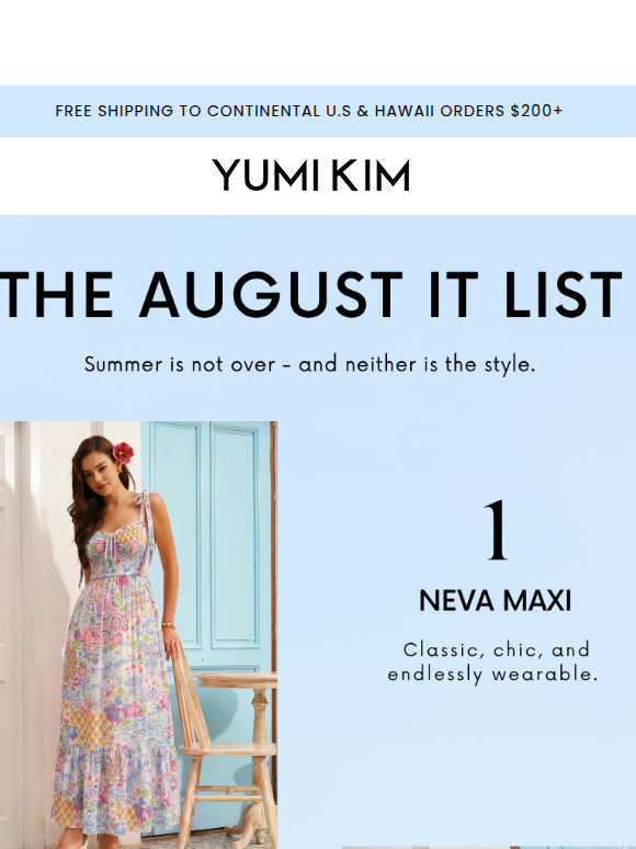 Meet The August It List! 🌴