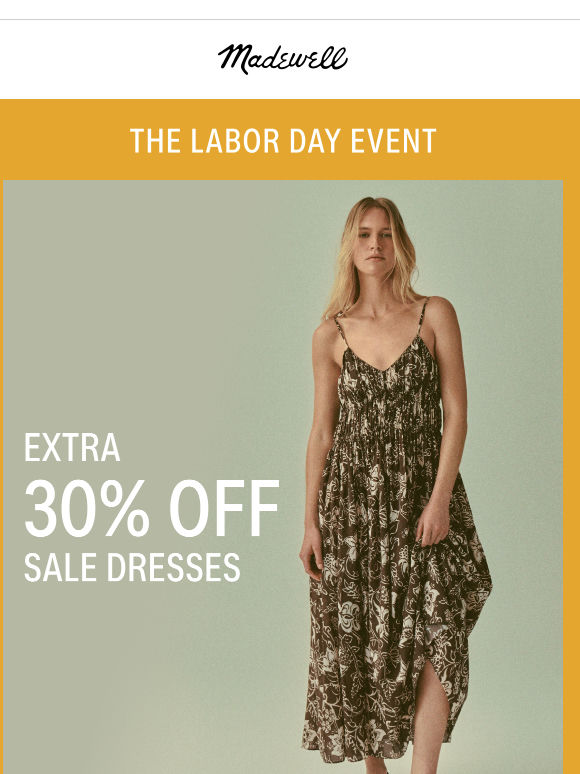 Extra 30% off sale dresses