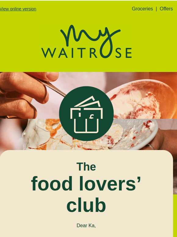 What are you enjoying from the food lovers' club this month? 😋