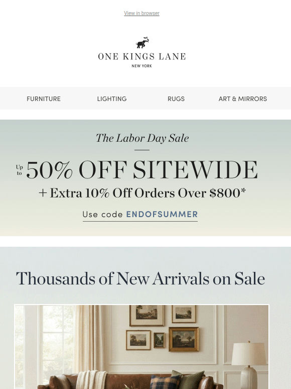 New Arrivals on Sale — Dash & Albert, Regina Andrew & More, Up to 50% Off