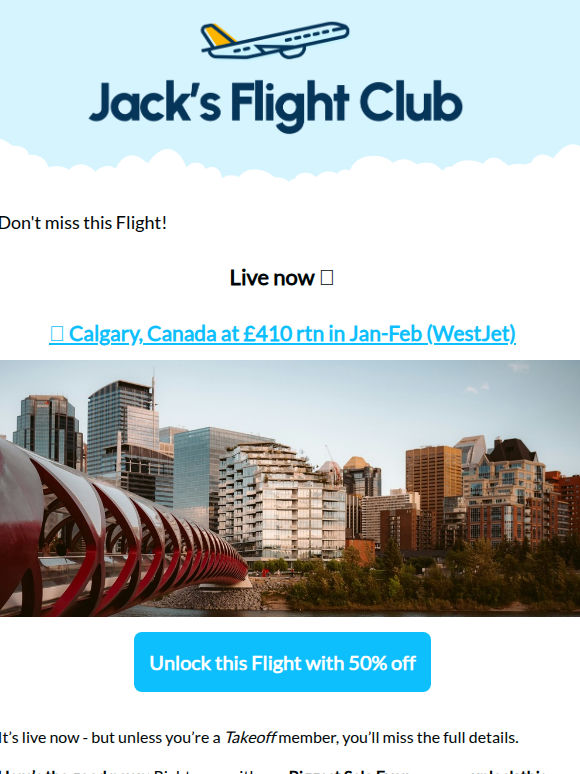 Calgary, Canada at £410 rtn in Jan-Feb (WestJet)