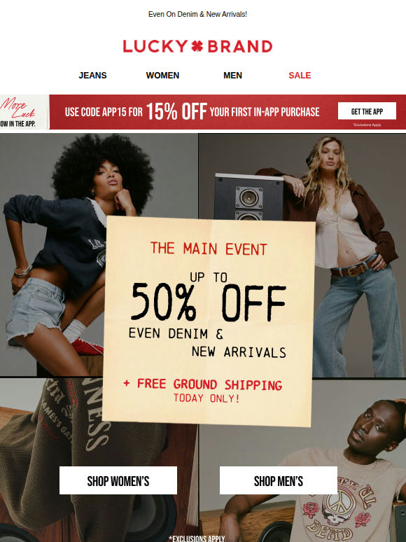 📣 FREE Shipping Today Only + Up To 50% Off