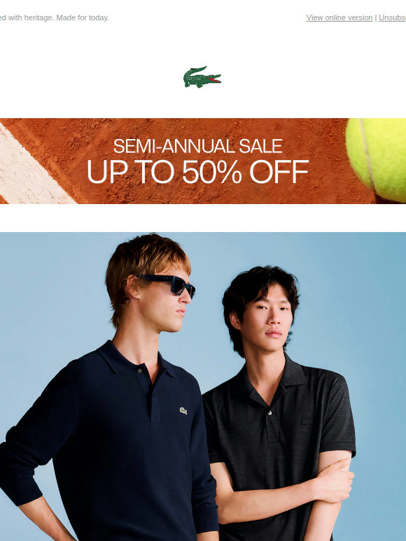 Timeless by Design: Lacoste Polos