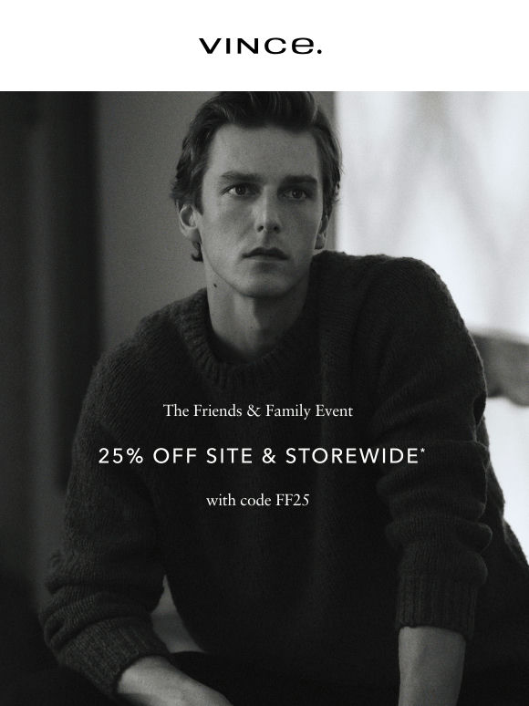 25% Off Cashmere Sweaters