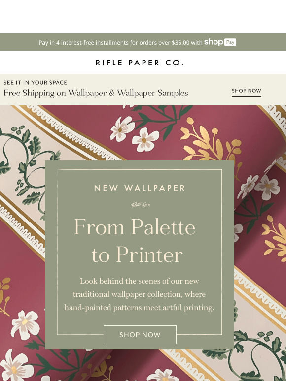 Behind Our New Wallpaper Collection