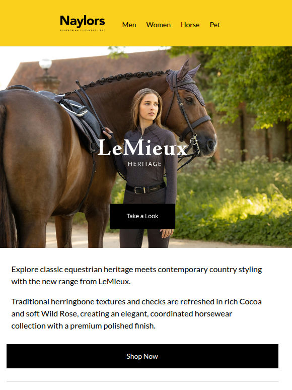 New | LeMieux Heritage Collection