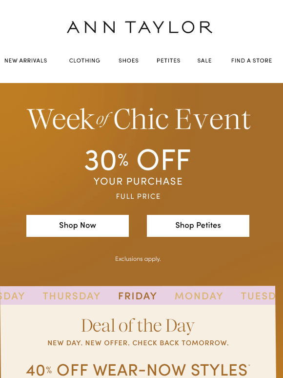 40% Off Fall Favorites!