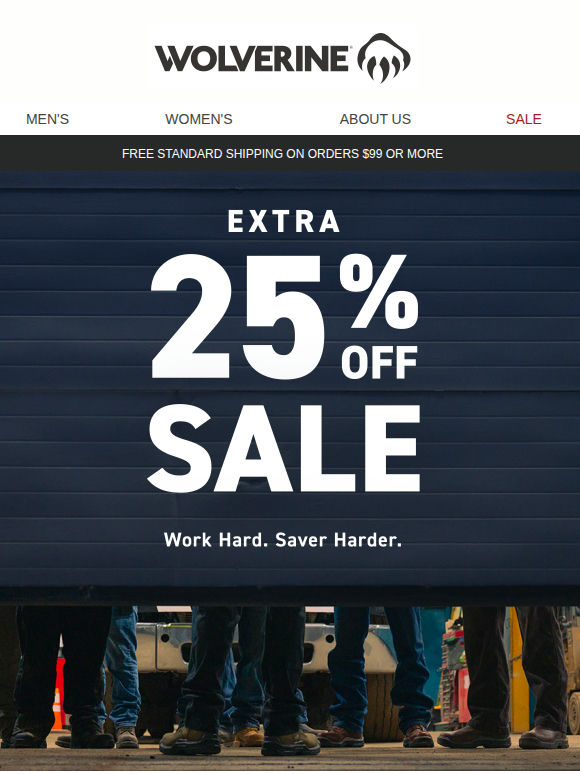 Take an exclusive EXTRA 25% off before we pull it.