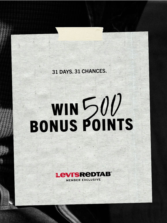 31 chances to win 500 bonus points