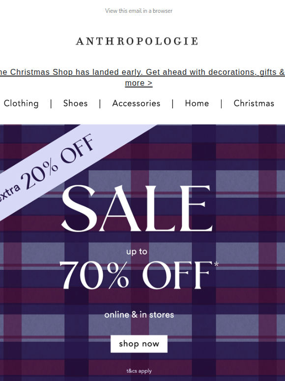 Don’t miss an EXTRA 20% off sale!