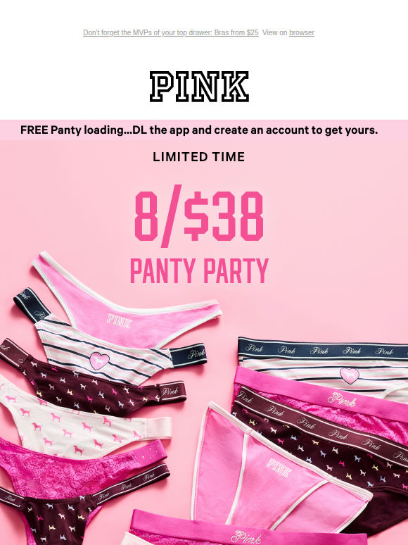 Time for a Panty Restock: 8/$38 🩲