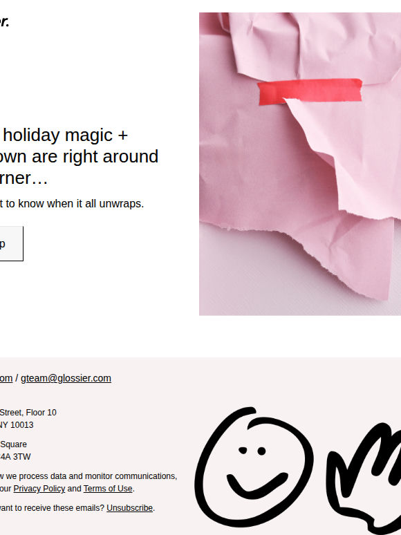 Something festive’s right around the corner…