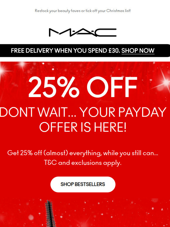 There’s still time… enjoy 25% off