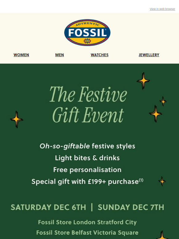 Join Us At The Festive Gift Event!