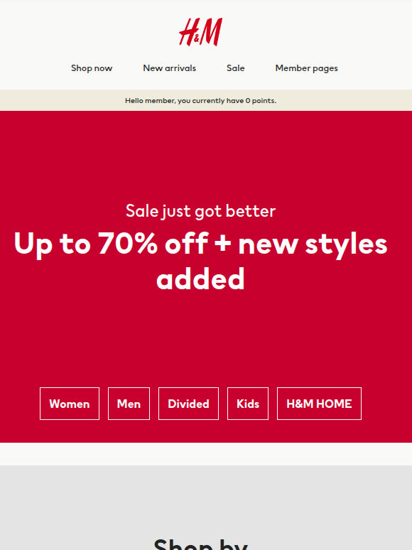 Sale is now bigger and better