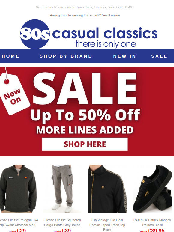 Dont Miss 50% Off Sergio Tacchini, Ellesse, Fila Vintage, Puma & more ⬇️